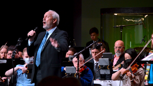 Worship service at First Baptist Church of Alexandria