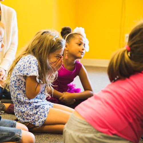 New LIfe kids laughing during sunday school