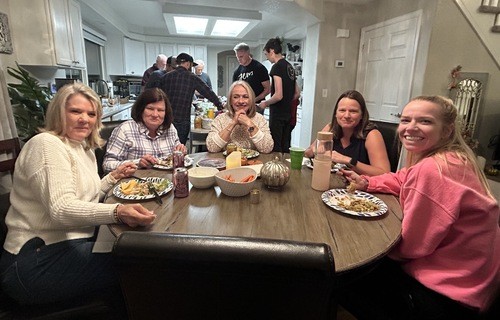 Homegroup meals together