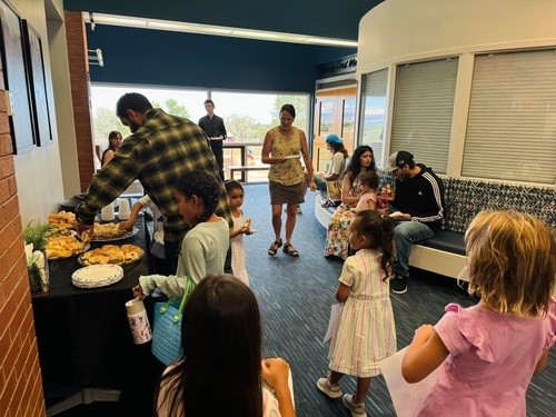 Enjoying our kids in fellowship