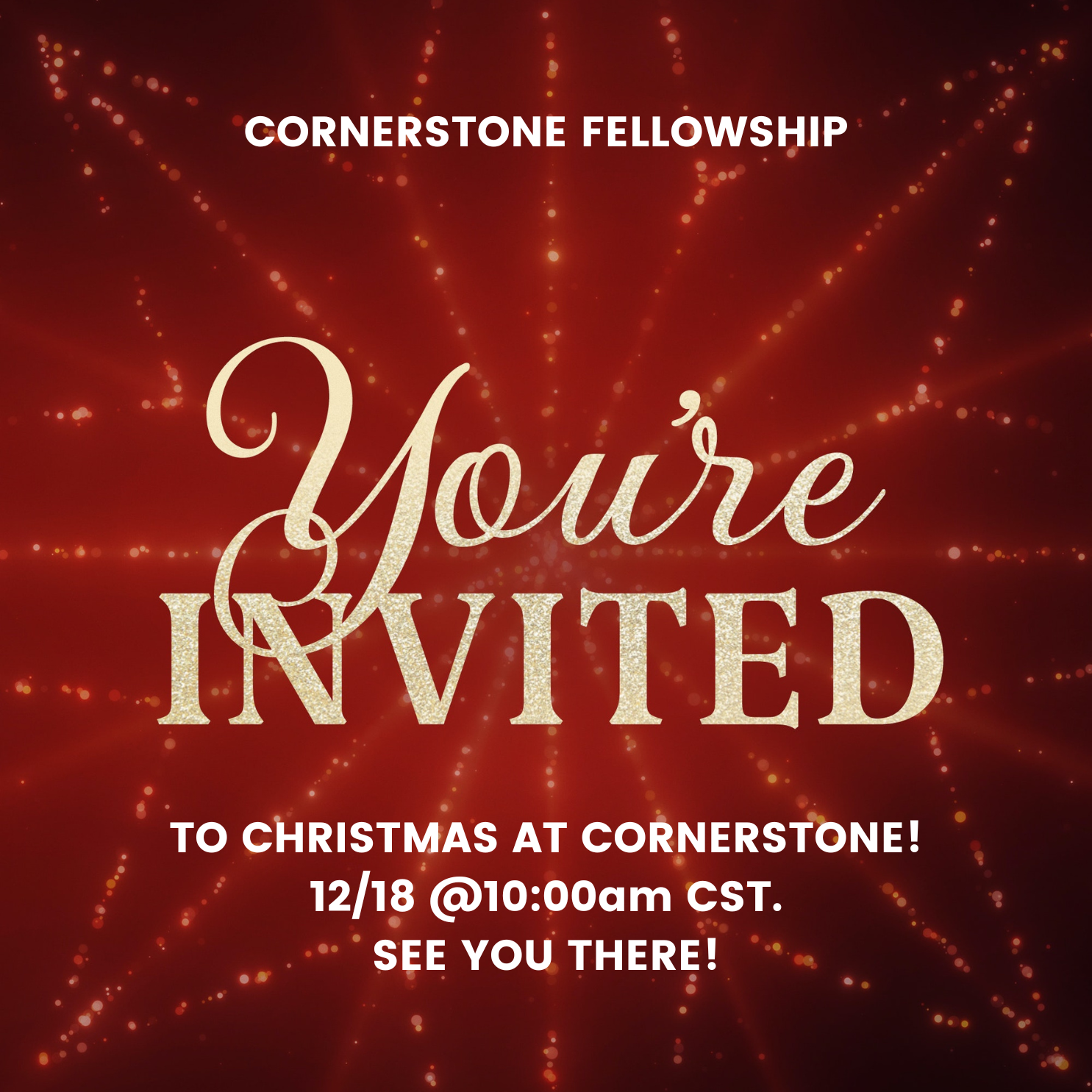 Cornerstone Fellowship Tahlequah, Oklahoma Digital Invites
