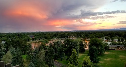 Wash Park Denver at Sunset
