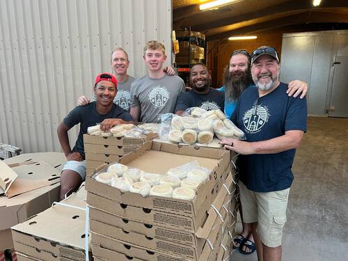 Group of St. John's short-term missionaries