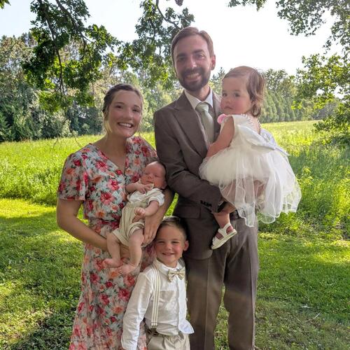 Pastor PJ Aarsvold and his family