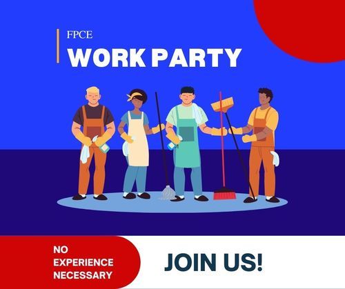 A graphic that says, ushers needed. As we move towards resuming in-person worship, we are in need of ushers. If you would like to volunteer, please contact Pastor Alan at 425-259-7130. At the bottom of the graphic, there is a stick figure of a person raising their hand.