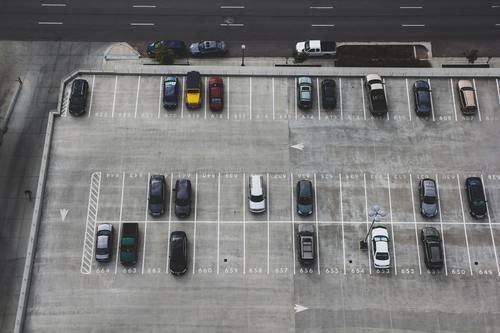 a parking lot