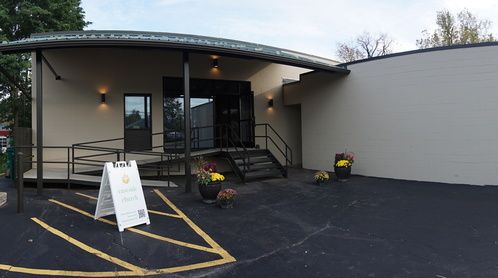 Picture of the front of our new location settled in 2017.