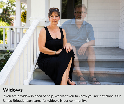 Widow help request form