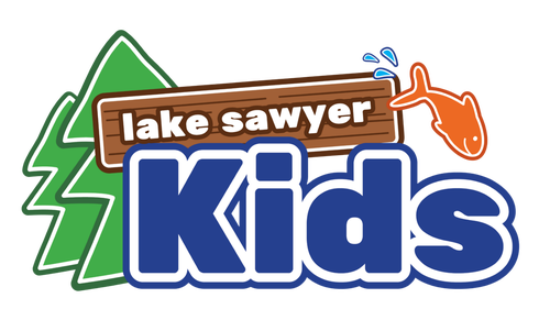 Lake Sawyer Kids Logo with Background Video of various Kids events