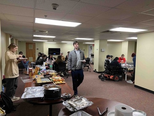 Lifegroup in Tucker Basement at NC State