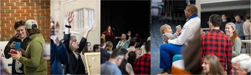 Our church family on a Sunday Morning!