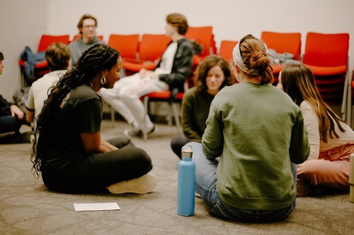 Disciples reflecting on the Word of God