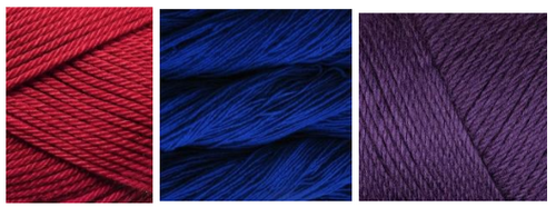 Colors of the Temple - Scarlet, Blue & Purple