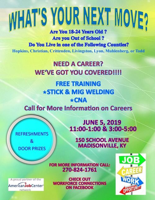 What's Your Next Move Flyer