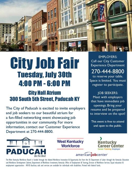 City Job Fair Flyer
