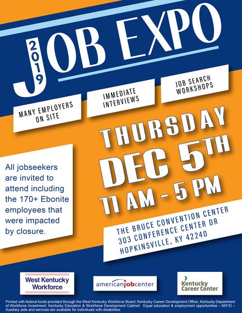 2019 Job Expo Flyer