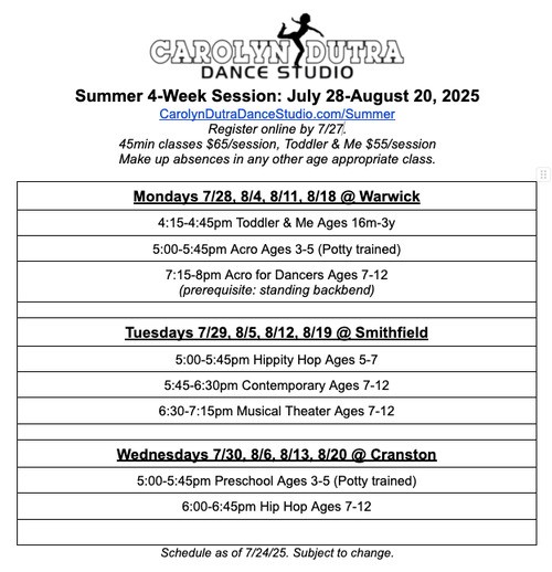 info@carolyndutradancestudio.com