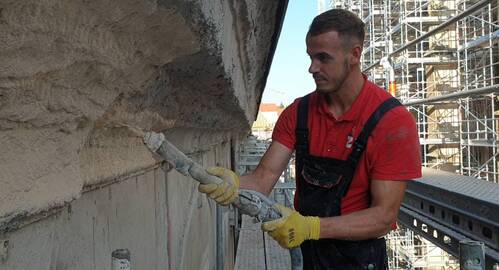 strojno žbukanje, vapneno, gipsana, cementno, ROfix, Samoborka