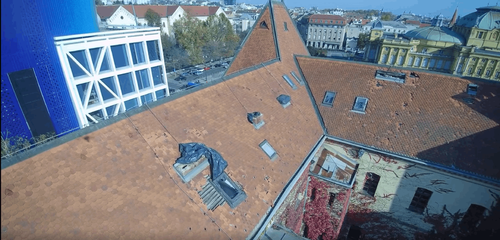 dron, bespilotna letjelica, zrak, CCVA, zračni prostor, krovovi, potres, termografija iz zraka, IC termovizija